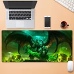 Awesome Mouse Mat, Mouse Pad Gaming Mouse Pad Large Mouse Mat World Of Warcraft Game Keyboard Mat Extended Mousepad For Computer Desktop PC Mouse Pad (Color : G, Size : 900 * 300 * 5mm)