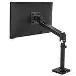ERGOTRON Bras pour écran NX Noir – Support de bureau pour écrans jusqu'à env. 34" BZW, jusqu'à 8 kg, hauteur réglable manuellement de 19,9 à 44,7 cm, norme VESA, garantie 5 ans