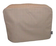 Cozycoverup® Dust Cover for Kenwood Food Mixer in Beige Gingham (Chef Titanium/Chef Elite/A901 KVC7300S KVC7303S KVC5100S)