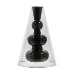 Tom Dixon Bump Cone vase Black