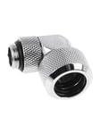 Eiszapfen 16 mm HardTube compression fitting 90° rotatable G1/4 - liquid cooling system compression angled fitting