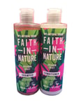 Faith in Nature Natural Aloe Vera Hair Shampoo & Conditioner Set 400ml Vegan