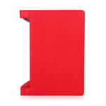 Lenovo Yoga Tab 3 10 lychee textur läderfodral - Röd