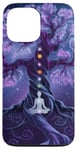 Chakra Méditation Arbre Nature Univers Éléments Coque pour iPhone 13 Pro Max