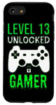 iPhone SE (2020) / 7 / 8 Level 13 Unlocked Gamer - Funny Gamer 13th Birthday Case