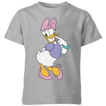 Disney Daisy Duck Classic Kids' T-Shirt - Grey - 11-12 Years