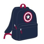 CERDÁ LIFE'S LITTLE MOMENTS Garçon Scolaire de Capitan America, 2 Compartiments, Ergonomique et Poignées Rembourrées - Li Sac à dos, Multicolore, Taille unique EU