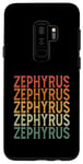Coque pour Galaxy S9+ Retro Sur Mesure Prénom Nom Zephyrus