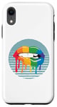 Coque pour iPhone XR Lèvres lesbiennes s'embrassant drapeau arc-en-ciel Gay Pride