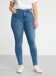 Lindex Superelastisk CLARA Curve-jeans med høyt liv