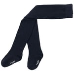 Konges Sløjd Pointelle Ullstrumpbyxor Navy | Marinblå | 80/86 cm