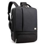 Backpack Bag Mens Backpack Laptop Backpacks 17 Inch 15.6'' Anti Theft Male Notebook Trip Back Pack Office Women Travel Bagpack Black