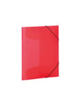 HERMA Elasticated folder A4 PP translucent red