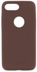 Tellur "Slim Synthetic Leather Back Case iPhone 8 Plus" Brown