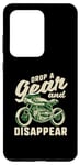 Coque pour Galaxy S20 Ultra Drop a Gear and Disappear Moto rétro motard vintage
