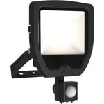 Strålkastare Calinor Evo LED 30W 830 3000lm med PIR 100° IP65 svart