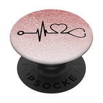 Rose Gold Nurse Phone Socket PopSockets Swappable PopGrip