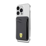 Ferrari Wallet Cardslot MagSafe Leather 2023 - Magnetisk plånbok (svart)