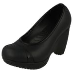 Ladies Lena Crocs Wedge Heel Shoes