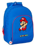Super Mario Play – School Backpack Adaptable to Car, Backpack, Ideal for Childre