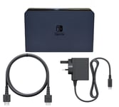Official Nintendo Switch Charging TV Dock Set OLED Black (Power Cable/HDMI) NEW