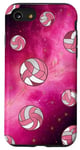 Coque pour iPhone SE (2020) / 7 / 8 Volleyballballon-rose esthétique femmes filles