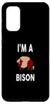 Coque pour Galaxy S20 BISON T-shirt humoristique avec inscription « I'm A BISON »