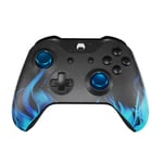 Custom Xbox One S Controller - Blue Flame Design - New - 12 Month Warranty