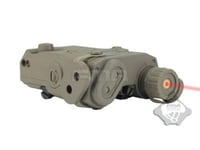 FMA PEQ-15 Battery Case + Red Laser (Färg: Tan)