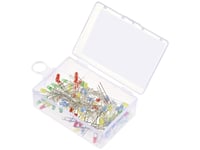 Tru Components Led Med Ledninger Rød, Gul, Blå , Gulgrøn, Varm Hvid Rund 3 Mm 55 Mcd, 330 Mcd, 420 Mcd, 2500 Mcd, 14400 Mcd 30 ° 20 Ma 1.8 V, 2.4 V, 2.7 V, 3.4