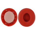 Geekria Replacement Ear Pads for Beats Solo 3 Wireless Headphones (Red)