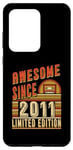 Coque pour Galaxy S20 Ultra Awesome Since 2011 Édition limitée Anniversaire 2011 Vintage