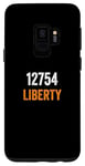Coque pour Galaxy S9 Code postal Liberty 12754, déménagement vers 12754 Liberty