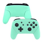 eXtremeRate Mint Green Faceplate Backplate Handles for Nintendo Switch Pro Controller, DIY Replacement Hand Grip Housing Shell Cover for Nintendo Switch Pro Controller - Controller NOT Included