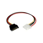 Startech - com Câble adaptateur d'alimentation sata vers LP4 30 cm - f/m - 0,3048 m - sata 15 broches - Molex (4-pin) - Male connector / Female