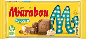 Marabou Mjölkchoklad Popcorn 185 gr