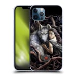 Head Case Designs Officially Licensed Anne Stokes Soul Bond Wolves 2 Soft Gel Case Compatible With Apple iPhone 12 / iPhone 12 Pro