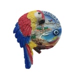 3D Parrot Style Marmaris Turkey Fridge Magnet Travel Souvenir Gift Home Kitchen Refrigerator Decoration Magnetic Sticker Magnet Collection