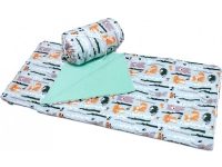 Pulp isolert sovepose for barn (appelsinskog)