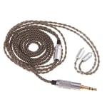 Câble Audio d'Ecouteur de Rechange DIY Prise Jack 3,5 mm Remplacement Audio de Casque pour SHURE SE215 / SE315 / SE425 / SE535, Pliable et Léger