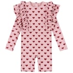 Konges Sløjd Manuca Frill UV-Onesie Amour Pink | Rosa | 18 months