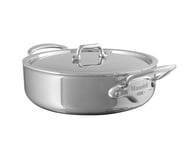 Mauvie 5230.25 1830 M 'Cook Sauté Pan/Cooking Pot with Lid 24 cm Stainless Steel
