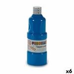Tempera Neon Blå 400 ml (6 enheder)