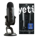 Logitech Blue Yeti USB Streaming Gaming Podcast PC Microphone - Black