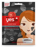 Yes To Tomatoes Detoxifying Charcoal DIY Powder To Clay MASK 1 x Single Use
