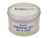 Survival Kit In A Can SOMEONE SPECIAL Fun Thinking of You/Friend/Boyfriend/Girlfriend/Nanna/Grandad/Aunt/Uncle/Husband/Wife/Partner/Valentines Day/Christmas/Birthday Gift Card Present (Pink/Cream)