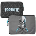 Fortnite Kids Tablet Sleeve, Up To 11.6 Inch Universal Laptop Carry Case, Protective Padded Travel Bag, Official Fortnite Accessories Skull Trooper Skin Design For Children And Teens Tablets