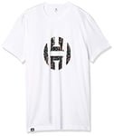 adidas Harden Logo Tee T-Shirt Homme, White, FR : M (Taille Fabricant : MT)