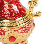 (Gold Red)Coffee Pot Set Vintage Exquisite Elegant Wine Pot Set Zinc Alloy For