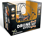 Science4you Drone4you 360 Indoor - Mini Drone avec Caméra et Télécommande, Rotation 360º et 3 Vitesses, Altitude 30m, Convient pour Intérieur, Mini Drone pour Enfants +8 Ans
